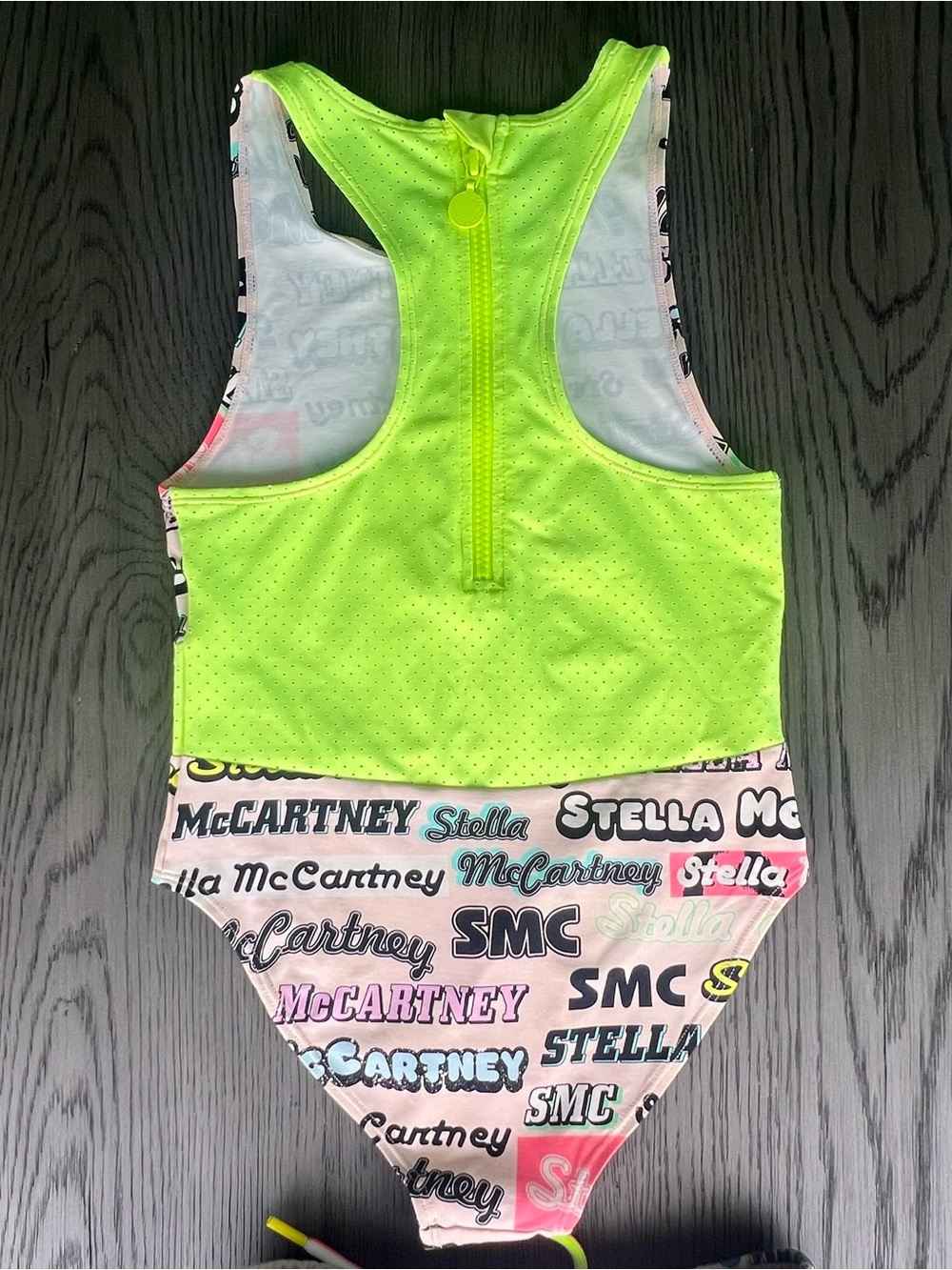 Stella McCartney Kids Sport Logo Print Swimsuit and matching Shorts - Picture 9 of 12